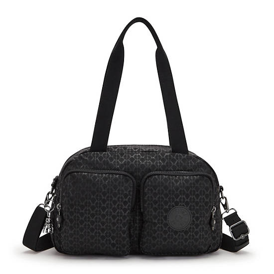 Kipling Cool Defea Printed Axelväska Svarta | SE 1817QM